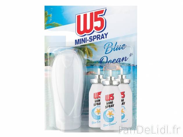 Mini-spray désodorisant , prezzo 1.99 € per Le kit au choix 
- 1 support + 3 ...