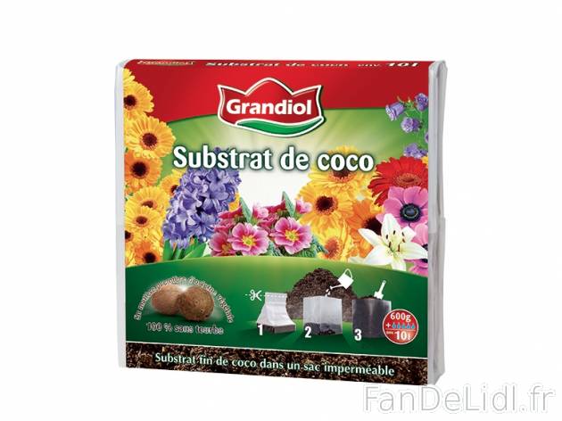 Substrat de coco , prezzo 0.99 € per Soit le lot de 2 sachets 
- Soit le lot ...