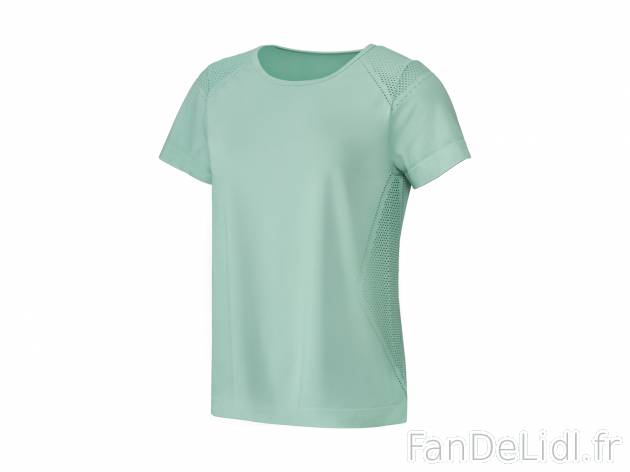T-shirt technique seamless , le prix 4.99 € 
- Du S au L selon modèle.
- Ex. ...