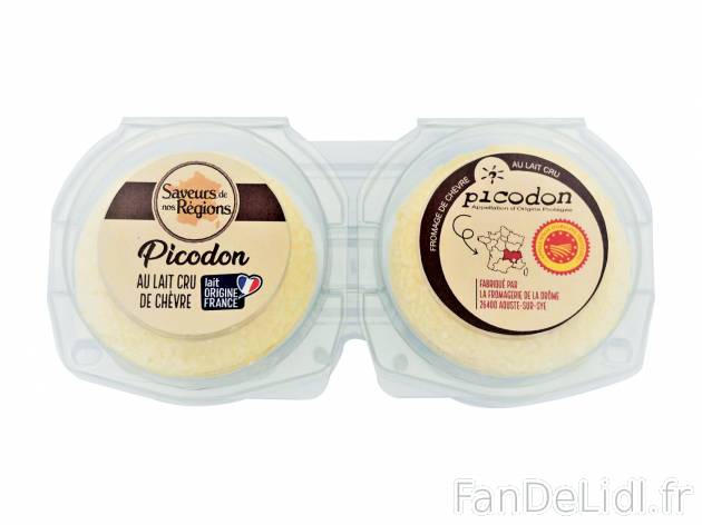 Picodon AOP , le prix 2.69 €  

Caractéristiques

- AOP
- Rayon frais