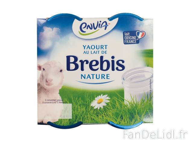 Yaourt nature au lait de brebis , le prix 1.98 € 

Caractéristiques

- Transformé ...