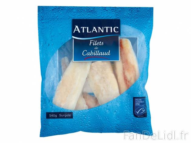 Filets de cabillaud , prezzo 4.79 &#8364; per 540 g, 1 kg = 8,87 € EUR.