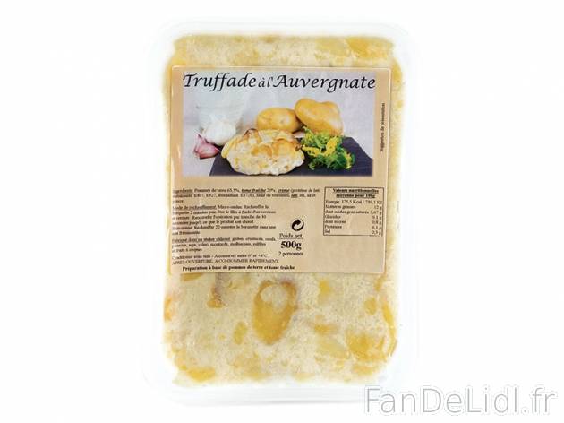 Truffade à l&apos;auvergnate , prezzo 2.99 € per 500 g, 1 kg = 5,98 € EUR.