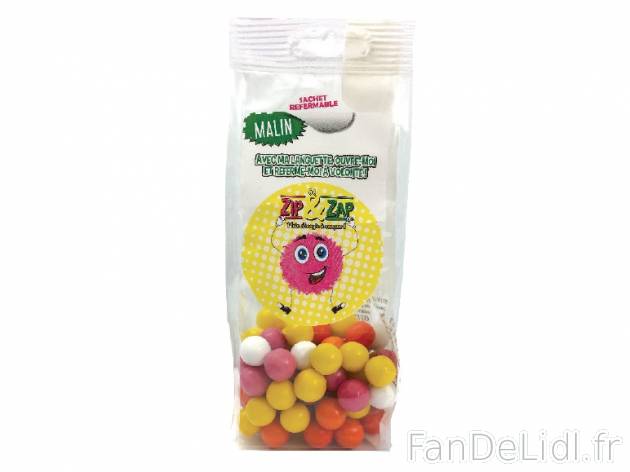 Billes de gum , prezzo 0.89 € per 150 g, 1 kg = 5,93 € EUR.