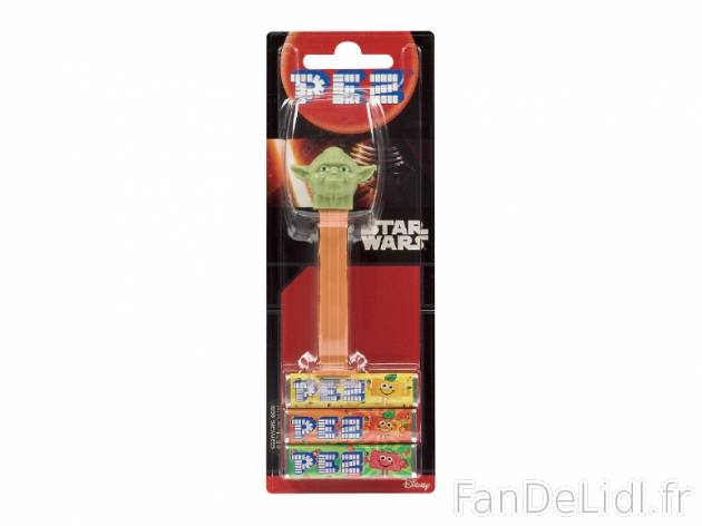 PEZ , prezzo 1.45 € per La pièce au choix 
- Au choix : Star Wars ou Mickey ...