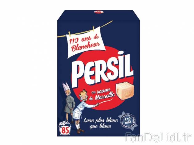 Persil au savon de Marseille , prezzo 13.49 € per Le baril de 5.95 kg, 1 kg = ...