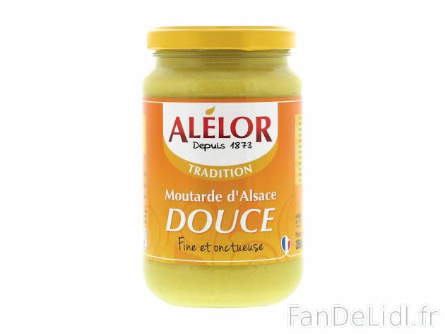 Moutarde douce d&apos;Alsace1 , prezzo 1.49 € per 350 g 
-  Inédit chez Lidl