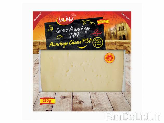 Fromage Queso Manchego DOP , le prix 3.59 € 

Caractéristiques

- Rayon frais
- ...