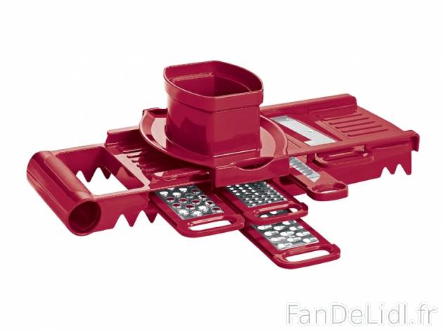 Râpe multifonction , prezzo 5.99 € per L&apos;unité au choix 
- 5 embouts ...