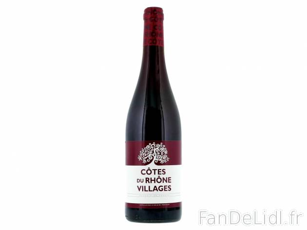 Côtes du Rhône Villages AOP1 , prezzo 2.69 € per La bouteille de 1 L 
- Température ...