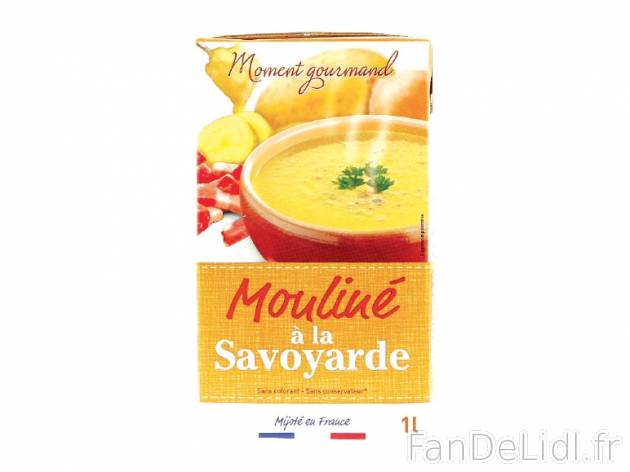 Mouliné à la savoyarde ou soupe forestière , prezzo 1.59 € per La brique de 1 L