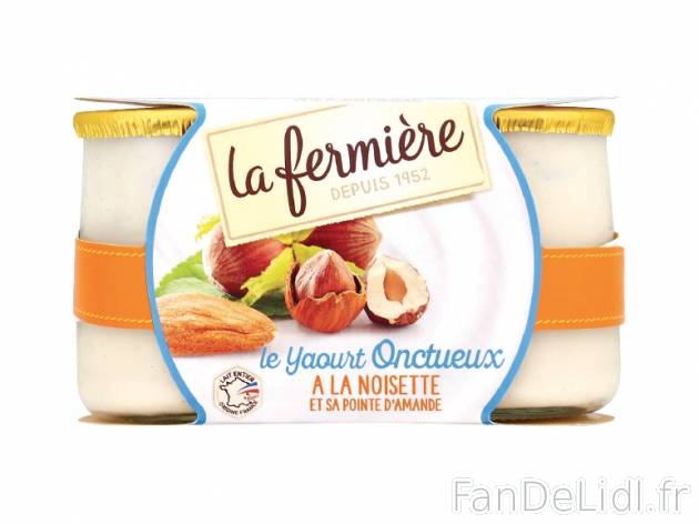 2 yaourts onctueux à la noisette , prezzo 1.89 € per 30 g, 1 kg = 6,30 € EUR. ...