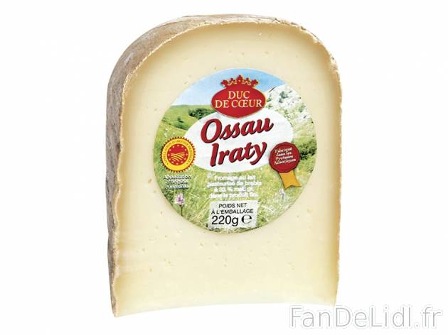 Ossau-lraty du pays basque AOP , prezzo 2.69 € per 220 g, 1 kg = 12,23 € EUR. ...