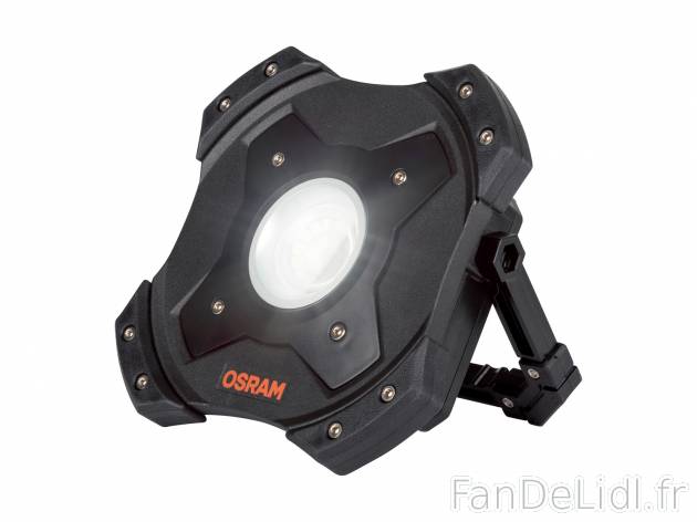 Projecteur sans fil Osram, le prix 39.99 € 
- 25 LED
- 1 200 lm
- 10 W
 
  ...