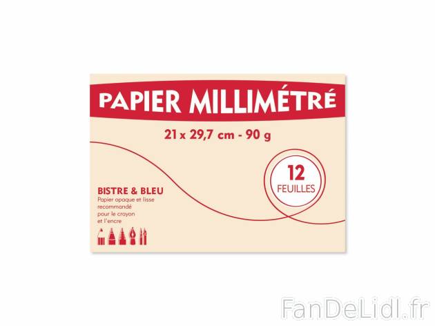 Papier à dessin, calque ou millimétré , prezzo 0.99 EUR 
Papier à dessin, calque ...