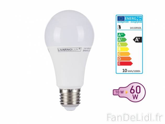 Ampoule à LED , prezzo 2.99 € per L&apos;unité au choix 
- 10 à 60 W ...