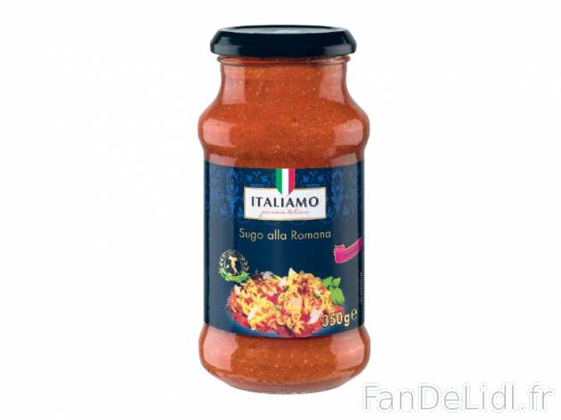 Sauce tomate , prezzo 1.49 € per 350 g au hoix, 1 kg = 4,26 € EUR. 
- Au choix ...