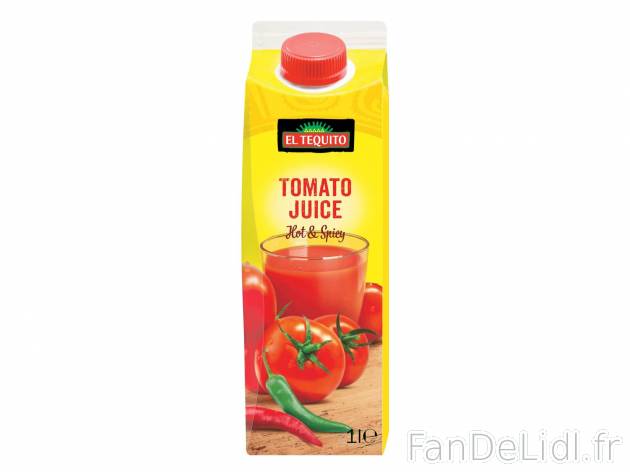 Jus de tomate épicé1 , prezzo 0.99 € per La bouteille de 1 L 
    