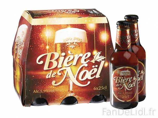 6 bières de Noël , prezzo 3.29 € per 6 x 25 cl, 1 L = 2,19 € EUR. 
- 5,9 ...