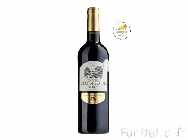 Bordeaux Château Roux de Beaucés 2014 AOP , prezzo 3.49 &#8364; 
- Temp&eacute;rature ...