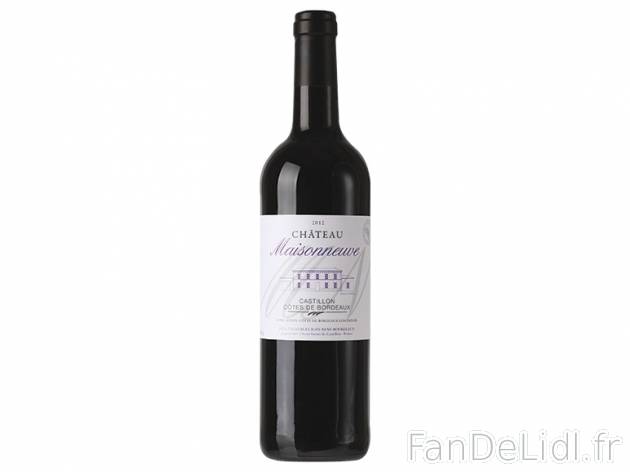 Castillon Côtes de Bordeaux Château Maisonneuve 2012 AOC , prezzo 3.39 &#8364; ...