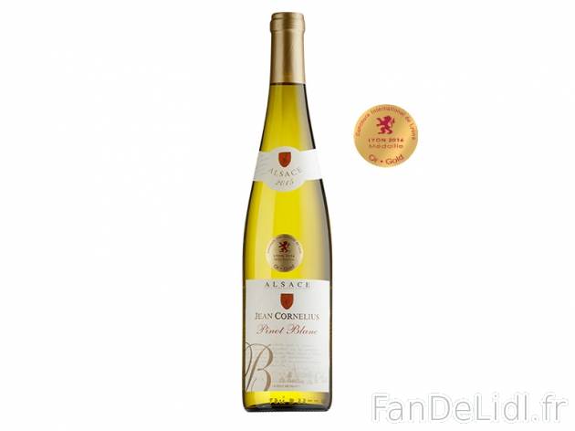 Pinot Blanc Jean Cornelius 2015 AOC , prezzo 4.49 &#8364; 
- Temp&eacute;rature ...