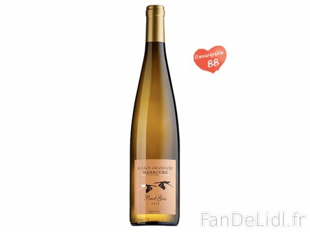 Pinot Gris Grand Cru Mambourg 2014 AOC , prezzo 8.69 &#8364; 
- Temp&eacute;rature ...