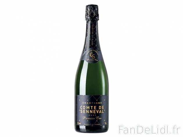 Champagne Brut Premier Cru Comte de Senneval AOP , prezzo 17.49 &#8364; 
- Temp&eacute;rature ...