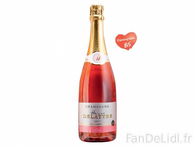 Champagne Brut Rosé Henri Delattre AOC , prezzo 13.99 &#8364; 
- Temp&eacute;rature ...