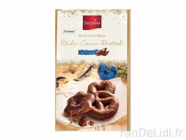 Pains d’épices enrobés de chocolat , prezzo 1.69 € per 500 g au choix, 1 kg ...