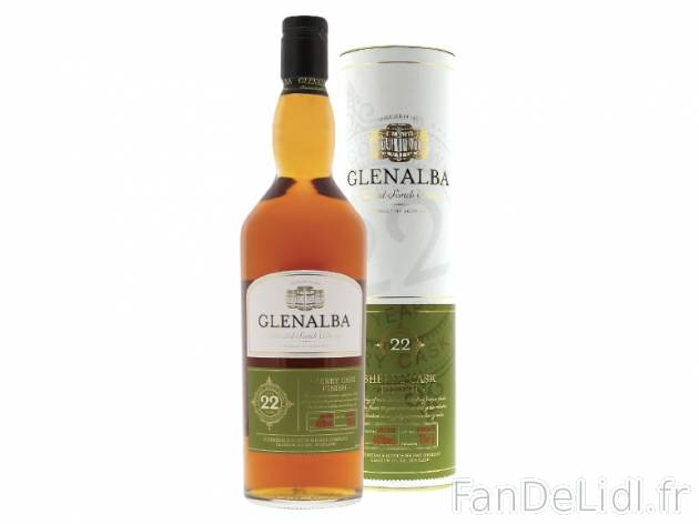 Blended Scotch Whisky 22 ans d’âge , prezzo 29.99 € per 70 cl, 1 L = 42,84 ...