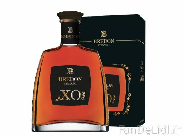 Coffret Cognac Bredon XO , prezzo 19.99 € per 50 cl, 1 L = 39,98 € EUR. 
- ...