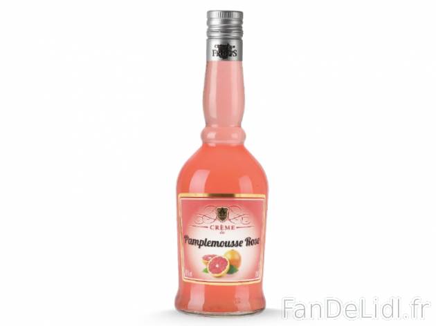 Crème de pamplemousse rose ou de mûre , prezzo 3.89 € per 50 cl au choix, 1 ...