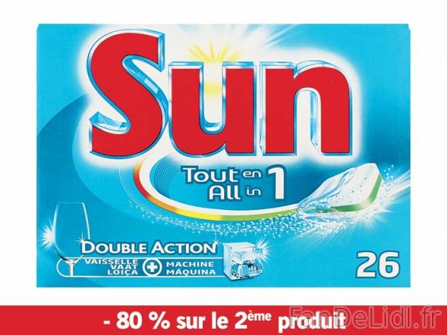 Sun Tout-en-1 tablettes lave-vaisselle , prezzo 5.22 € per Soit le lot de 2 x ...