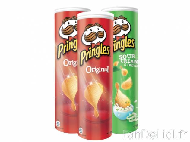 Pringles , prezzo 3.16 € per Soit le lot de 3 x 190 g au choix, 1 kg = 5,54 € ...