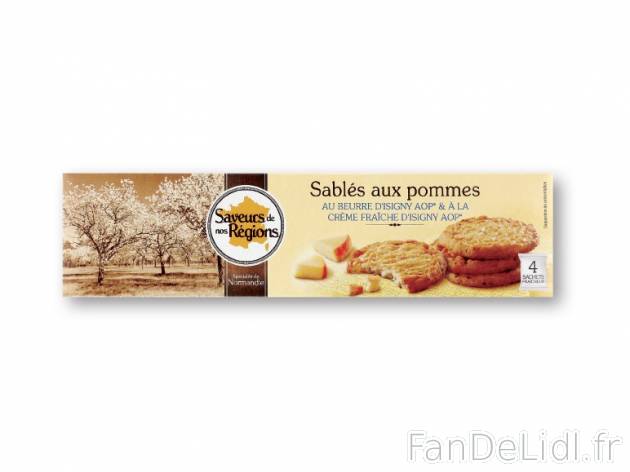 Sablés à la crème d&apos;Isigny AOP , prezzo 1.49 € per 150 g au choix, ...