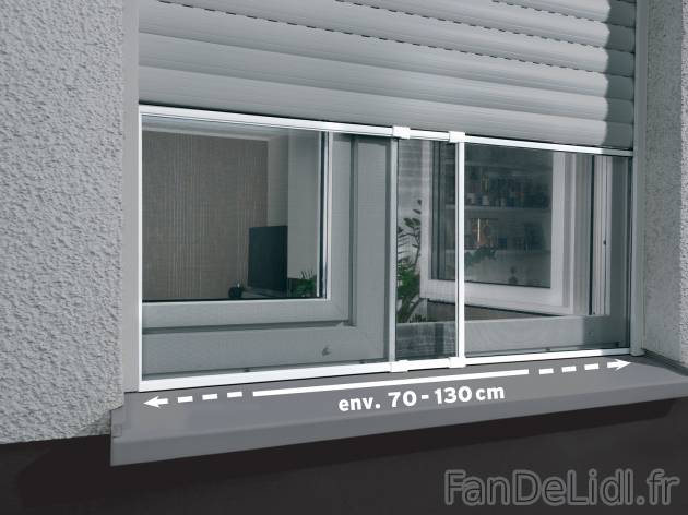 Moustiquaire coulissante pour fenêtre , le prix 7.99 &#8364; 
- En aluminium
- ...