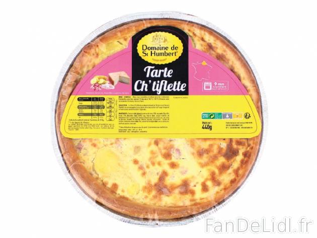 Tarte Ch&apos;tiflette , prezzo 4.69 € per 440 g, 1 kg = 10,66 € EUR. 
- ...