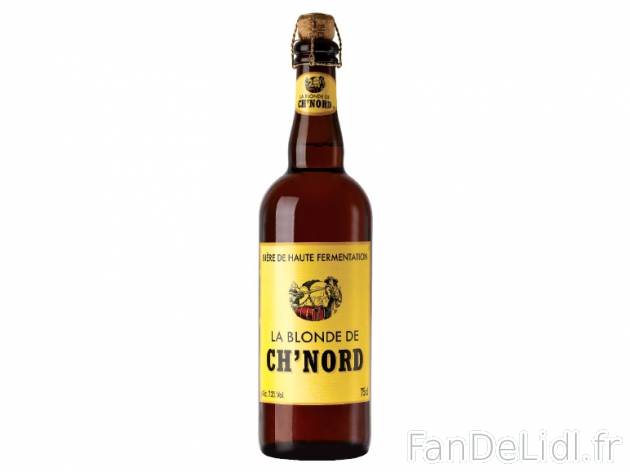 La Blonde de Ch’Nord , prezzo 1.99 € per 75 cl, 1 L = 2,65 € EUR. 
- 7,2 ...