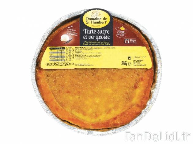 Tarte au sucre et vergeoise , prezzo 2.99 € per 380 g, 1 kg = 7,87 € EUR.