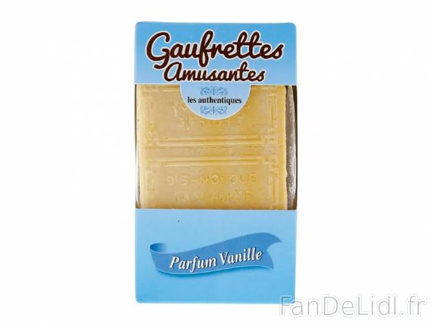 Gaufrettes amusantes , prezzo 1.79 € per 175 g, 1 kg = 10,23 € EUR. 
- Parfum ...