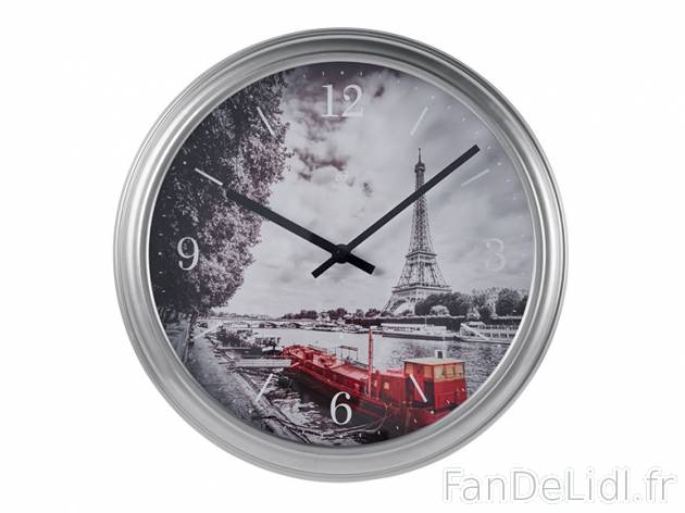Horloge murale radioguidée , prezzo 9.99 € per L&apos;unité au choix 
- ...