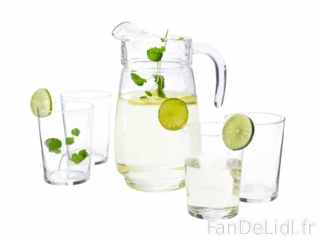 Carafe ou verres , prezzo 3.49 € per L&apos;unité ou le lot au choix 
- ...