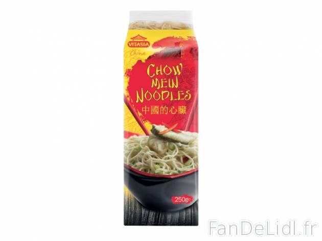 Nouilles chow mein , prezzo 0.69 € per 250 g, 1 kg = 2,76 € EUR.