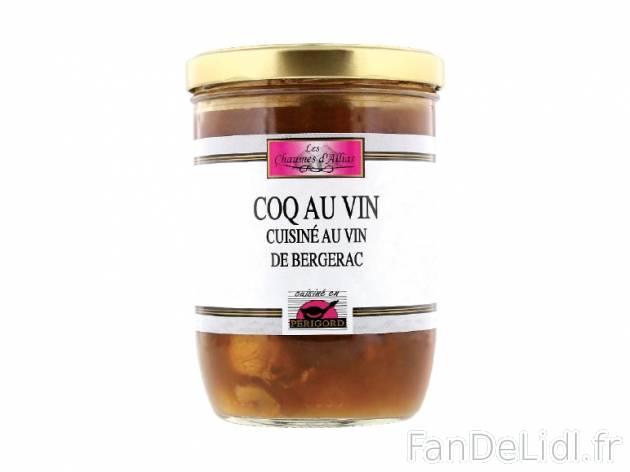 Coq au vin de Bergerac , prezzo 3.99 &#8364; per 760 g, 1 kg = 5,25 € EUR.