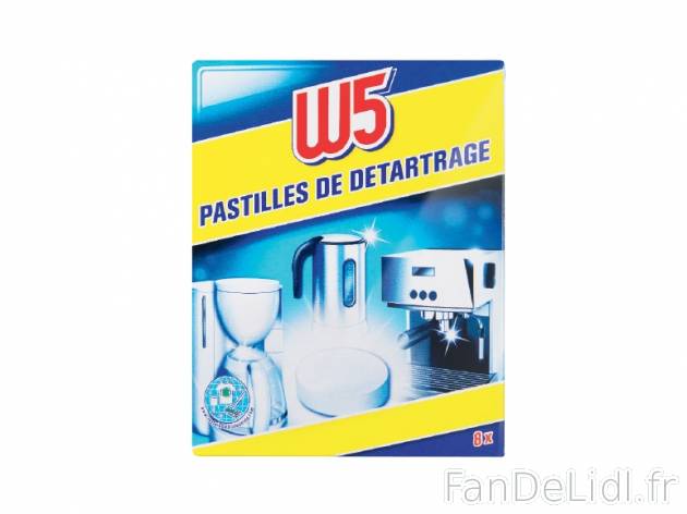 8 pastilles de détartrage , prezzo 1.49 € per 120 g, 1 kg = 12,42 € EUR. 
- ...