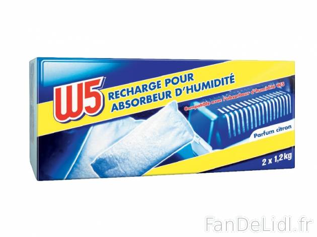 2 recharges pour absorbeur d’humidité , prezzo 4.49 € per Le kit 
- 2 sacs ...