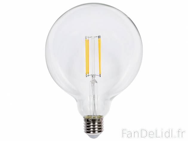 Ampoules LED à filament , le prix 3.99 € 
Au choix :
- 8 W, 806 Lumen et verre ...