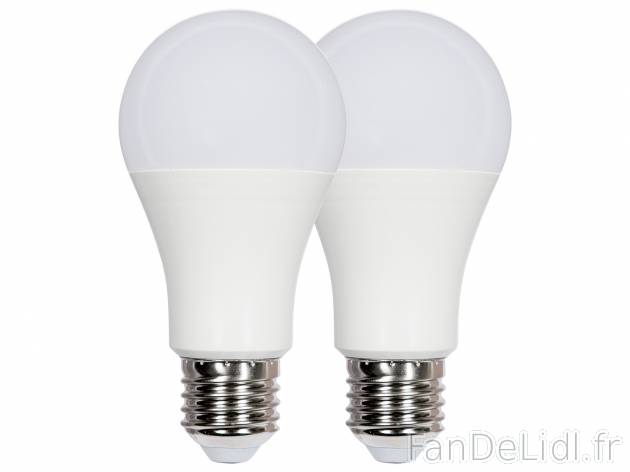 Ampoules LED , le prix 2.99 € 
- Au choix : E27, 806 lumen (lot de 2) ou E14, ...