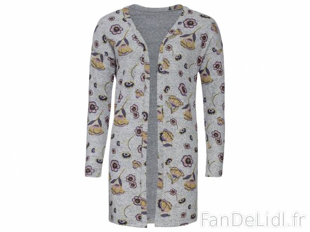 Cardigan long Esmara, le prix 11.99 € 
- Du S au XL selon modèle.
- Ex. 55 ...